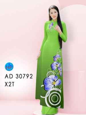 Vải Áo Dài Hoa Lan AD 30792 31